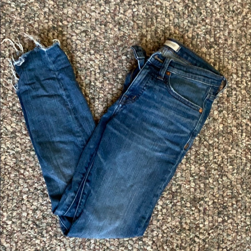 Madewell 9” High Rise Skinny Crop